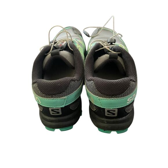 Salomon Speedcross Athletic Shoes - Green and Gray - Picture 5 of 12